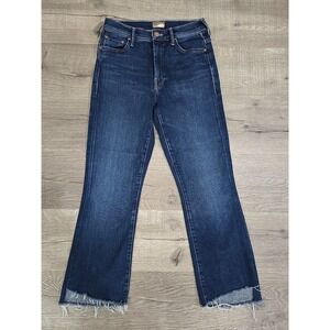 Mother Jeans Denim Insider Crop Step Fray Home Movies Size 27